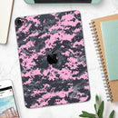 Light Pink and Gray Digital Camouflage - Full Body Skin Decal for the Apple iPad Pro 12.9", 11", 10.5", 9.7", Air or Mini (All Models Available)