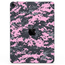 Light Pink and Gray Digital Camouflage - Full Body Skin Decal for the Apple iPad Pro 12.9", 11", 10.5", 9.7", Air or Mini (All Models Available)