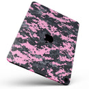 Light Pink and Gray Digital Camouflage - Full Body Skin Decal for the Apple iPad Pro 12.9", 11", 10.5", 9.7", Air or Mini (All Models Available)