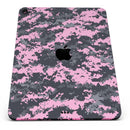 Light Pink and Gray Digital Camouflage - Full Body Skin Decal for the Apple iPad Pro 12.9", 11", 10.5", 9.7", Air or Mini (All Models Available)