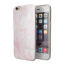 Light Pink v3 Textured Marble iPhone 6/6s or 6/6s Plus 2-Piece Hybrid INK-Fuzed Case