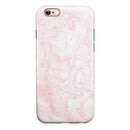 Light Pink v3 Textured Marble iPhone 6/6s or 6/6s Plus 2-Piece Hybrid INK-Fuzed Case