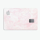 Light Pink v3 Textured Marble - Premium Protective Decal Skin-Kit for the Apple Credit Card