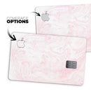 Light Pink v3 Textured Marble - Premium Protective Decal Skin-Kit for the Apple Credit Card