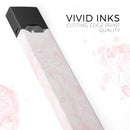 Light Pink v3 Textured Marble - Premium Decal Protective Skin-Wrap Sticker compatible with the Juul Labs vaping device