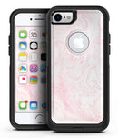 Light Pink v3 Textured Marble - iPhone 7 or 7 Plus Commuter Case Skin Kit