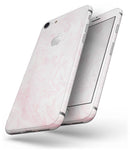 Light Pink v3 Textured Marble - Skin-kit for the iPhone 8 or 8 Plus