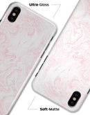Light Pink v3 Textured Marble - iPhone X Clipit Case