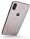 Light Pink v3 Textured Marble - iPhone X Skin-Kit