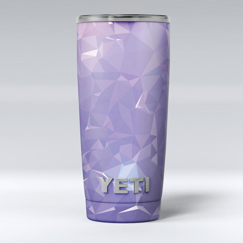 Light Purple Geometric V13 - Skin Decal Vinyl Wrap Kit compatible with the  Yeti Rambler Cooler Tumbler Cups