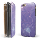 Light Purple Geometric V13 iPhone 6/6s or 6/6s Plus 2-Piece Hybrid INK-Fuzed Case