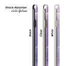 Light Purple Geometric V13 iPhone 6/6s or 6/6s Plus 2-Piece Hybrid INK-Fuzed Case