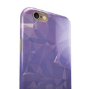 Light Purple Geometric V13 iPhone 6/6s or 6/6s Plus 2-Piece Hybrid INK-Fuzed Case