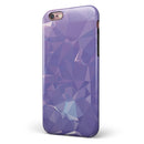 Light Purple Geometric V13 iPhone 6/6s or 6/6s Plus 2-Piece Hybrid INK-Fuzed Case