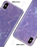Light Purple Geometric V13 - iPhone X Clipit Case