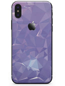 Light Purple Geometric V13 - iPhone X Skin-Kit