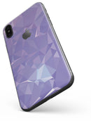 Light Purple Geometric V13 - iPhone X Skin-Kit