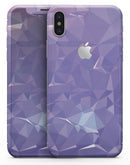 Light Purple Geometric V13 - iPhone X Skin-Kit