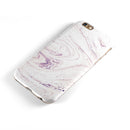 Light Purple Textured Marble iPhone 6/6s or 6/6s Plus 2-Piece Hybrid INK-Fuzed Case