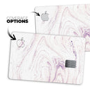 Light Purple Textured Marble - Premium Protective Decal Skin-Kit for the Apple Credit Card