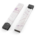 Light Purple Textured Marble - Premium Decal Protective Skin-Wrap Sticker compatible with the Juul Labs vaping device