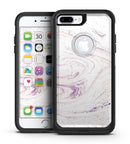 Light Purple Textured Marble - iPhone 7 or 7 Plus Commuter Case Skin Kit