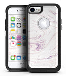 Light Purple Textured Marble - iPhone 7 or 7 Plus Commuter Case Skin Kit