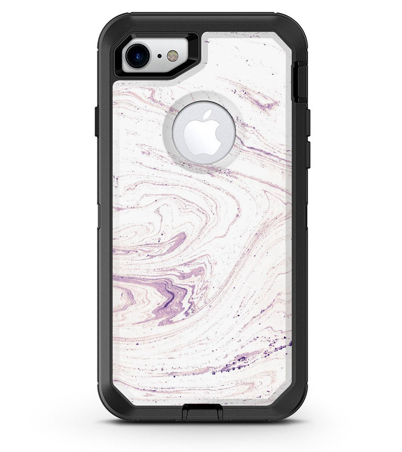 Light Purple Textured Marble - iPhone 7 or 8 OtterBox Case & Skin Kits