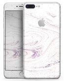 Light Purple Textured Marble - Skin-kit for the iPhone 8 or 8 Plus