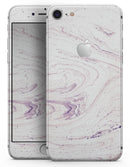 Light Purple Textured Marble - Skin-kit for the iPhone 8 or 8 Plus