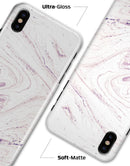 Light Purple Textured Marble - iPhone X Clipit Case