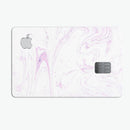Light Purple Textured Marble v2 - Premium Protective Decal Skin-Kit for the Apple Credit Card