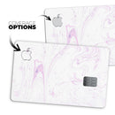 Light Purple Textured Marble v2 - Premium Protective Decal Skin-Kit for the Apple Credit Card