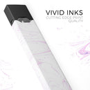 Light Purple Textured Marble v2 - Premium Decal Protective Skin-Wrap Sticker compatible with the Juul Labs vaping device