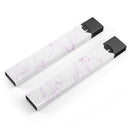 Light Purple Textured Marble v2 - Premium Decal Protective Skin-Wrap Sticker compatible with the Juul Labs vaping device