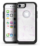 Light Purple Textured Marble v2 - iPhone 7 or 7 Plus Commuter Case Skin Kit