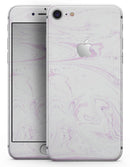 Light Purple Textured Marble v2 - Skin-kit for the iPhone 8 or 8 Plus