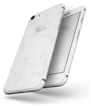 Light Purple Textured Marble v2 - Skin-kit for the iPhone 8 or 8 Plus