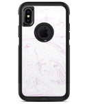 Light Purple Textured Marble v2 - iPhone X OtterBox Case & Skin Kits