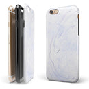 Light Purple Textured Marble v3 iPhone 6/6s or 6/6s Plus 2-Piece Hybrid INK-Fuzed Case