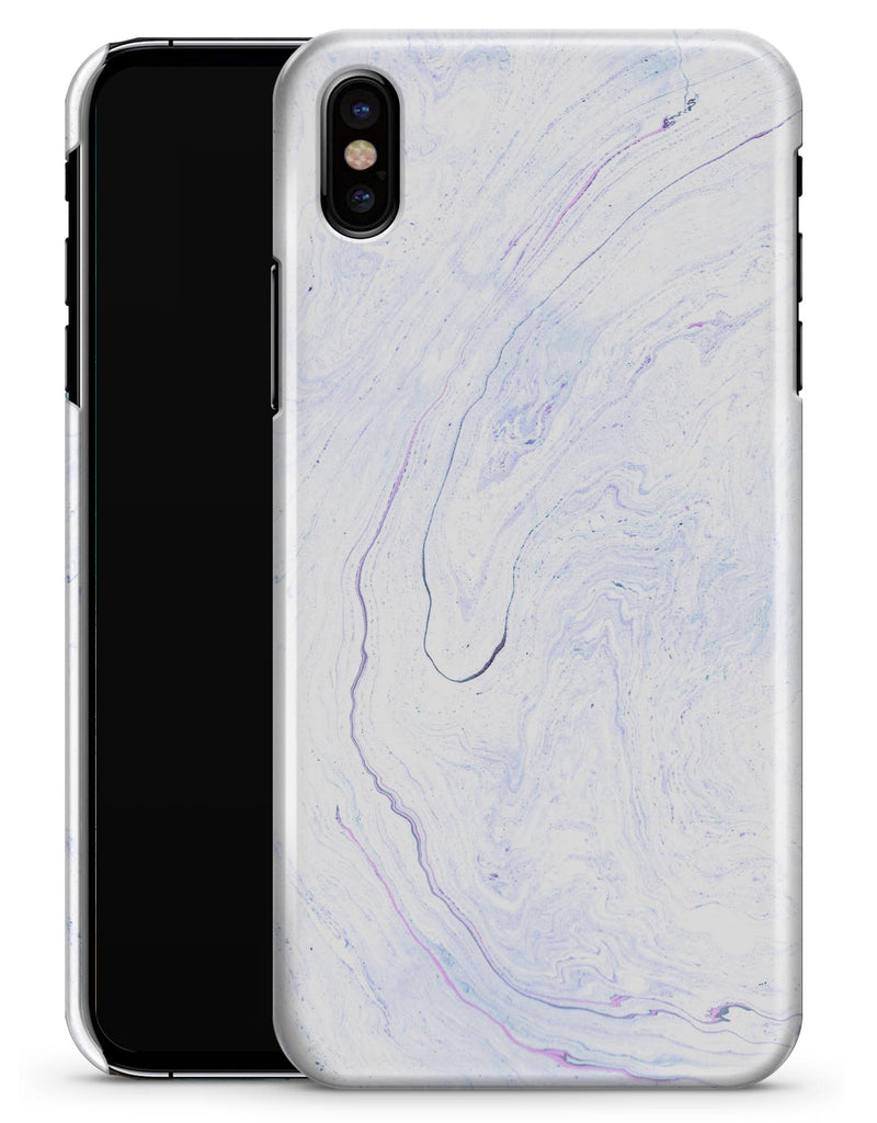 Light Purple Textured Marble v3 - iPhone X Clipit Case