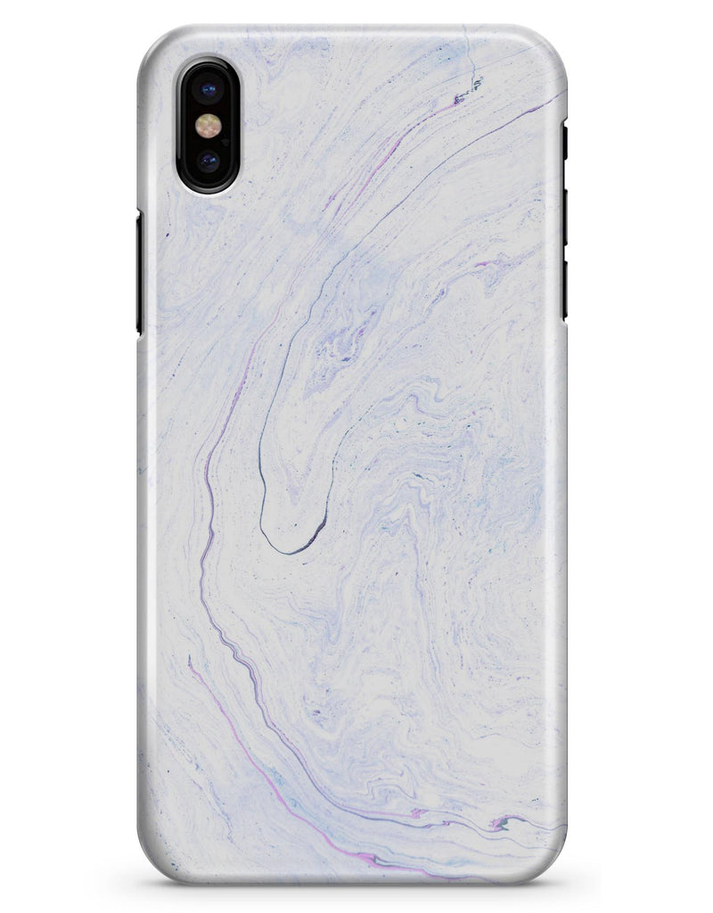 Light Purple Textured Marble v3 - iPhone X Clipit Case
