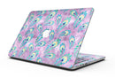 Light Purple and Blue Watercolor Peacock Feathers - MacBook Pro with Retina Display Full-Coverage Skin Kit