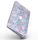 Light Purple and Blue Watercolor Peacock Feathers - MacBook Pro with Retina Display Full-Coverage Skin Kit