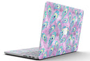 Light Purple and Blue Watercolor Peacock Feathers - MacBook Pro with Retina Display Full-Coverage Skin Kit