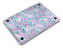 Light Purple and Blue Watercolor Peacock Feathers - MacBook Pro with Retina Display Full-Coverage Skin Kit