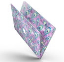 Light Purple and Blue Watercolor Peacock Feathers - MacBook Pro with Retina Display Full-Coverage Skin Kit