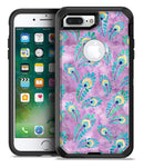 Light Purple and Blue Watercolor Peacock Feathers - iPhone 7 Plus/8 Plus OtterBox Case & Skin Kits