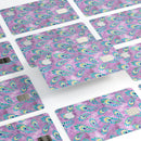 Light Purple and Blue Watercolor Peacock Feathers - Premium Protective Decal Skin-Kit for the Apple Credit Card