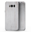 Light White Wood Planks - Samsung Galaxy S8 Full-Body Skin Kit